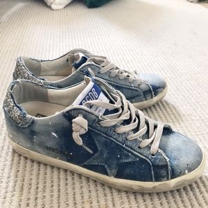 Golden Goose Deluxe Brand Denim Superstar Sneakers